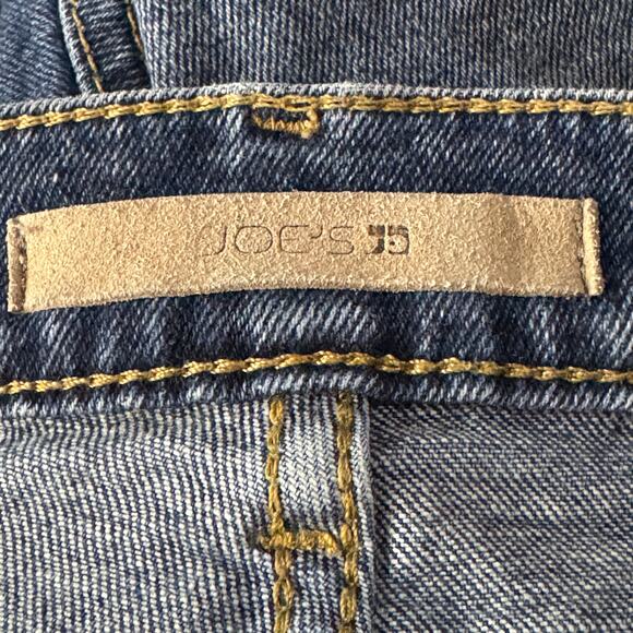 Joe’s SZ W27 Jean Shorts Frayed Hems Pockets Zip-Fly Mid-Rise Medium Wash Blue - Picture 5 of 8